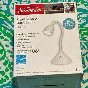 Sunbeam Flexible LED Desk Lamp - NWT